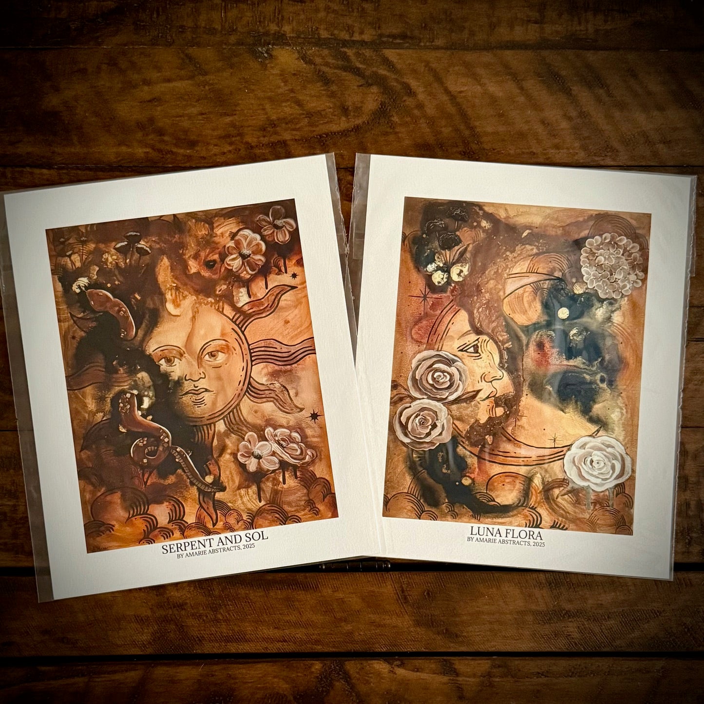 SERPENT & SOL, LUNA FLORA PRINT DUO